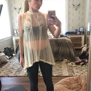 Free people lace top